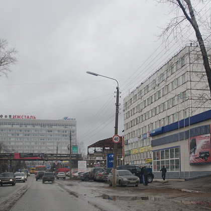Входная группа Ижсталь, металлургический завод (ПАО Мечел). 